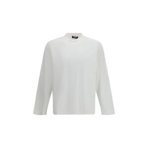 LAMINAR White Cotton Long Sleeve Men's T-Shirt